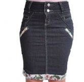 Saia Black com Floral